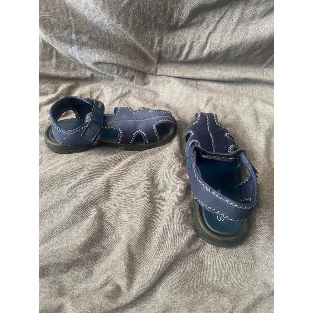 Rugged Bear Navy Velcro Water Sandals